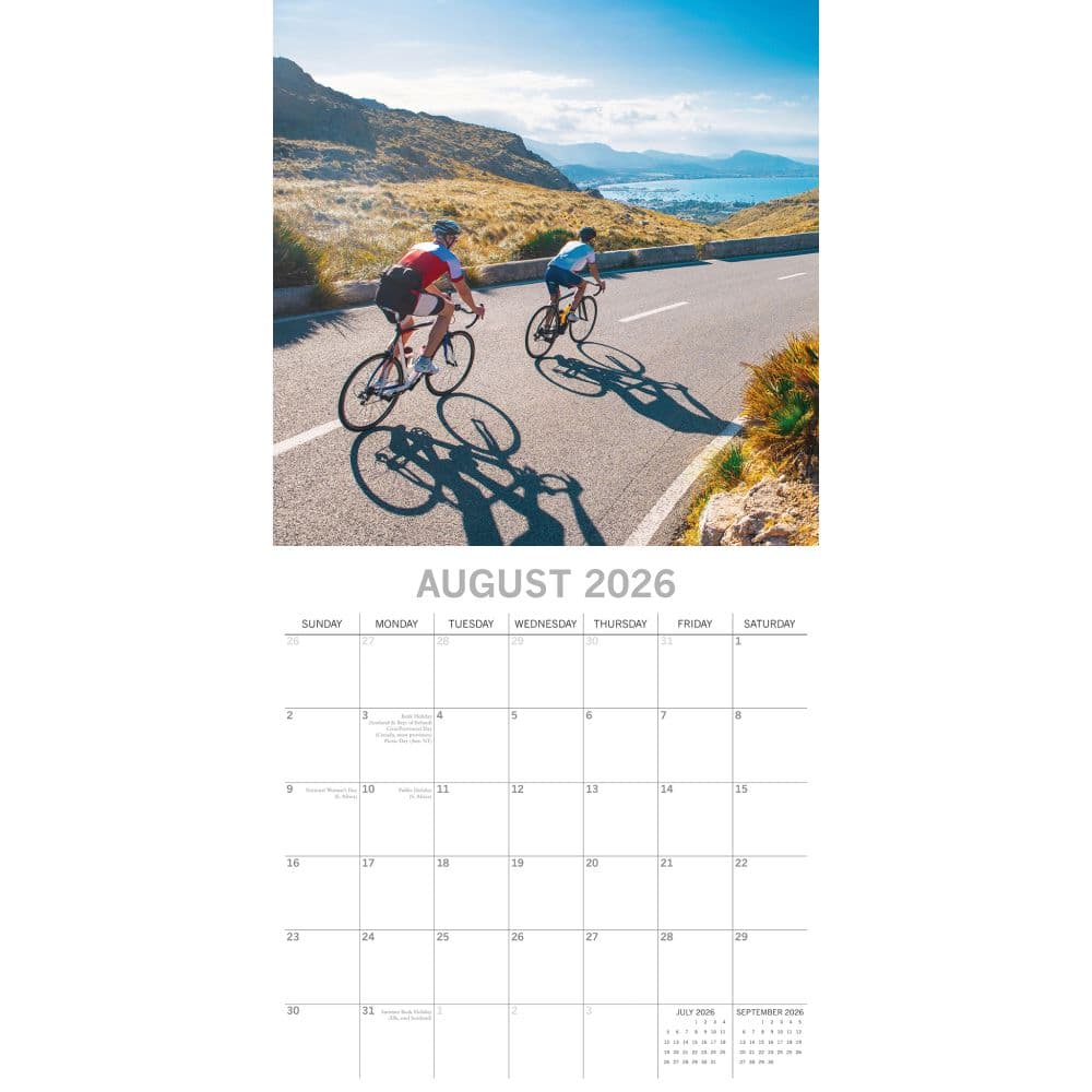Cycling 2026 Wall Calendar Third Alternate Image