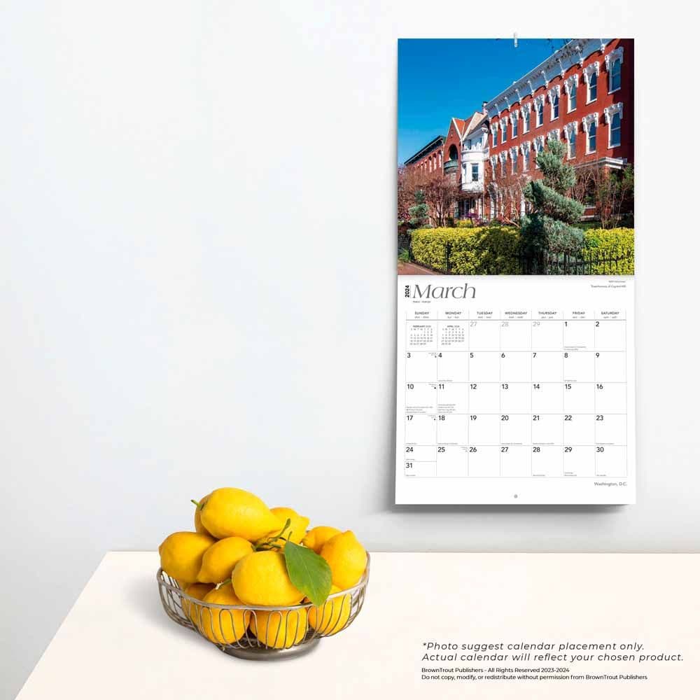 Washington DC 2024 Wall Calendar