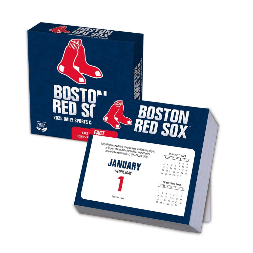 MLB Boston Red Sox 2025 Desk Calendar