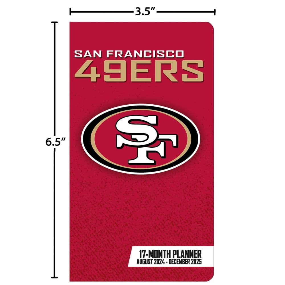 NFL San Francisco 49ers 17 Month Pocket Planner Fifth Alternate Image