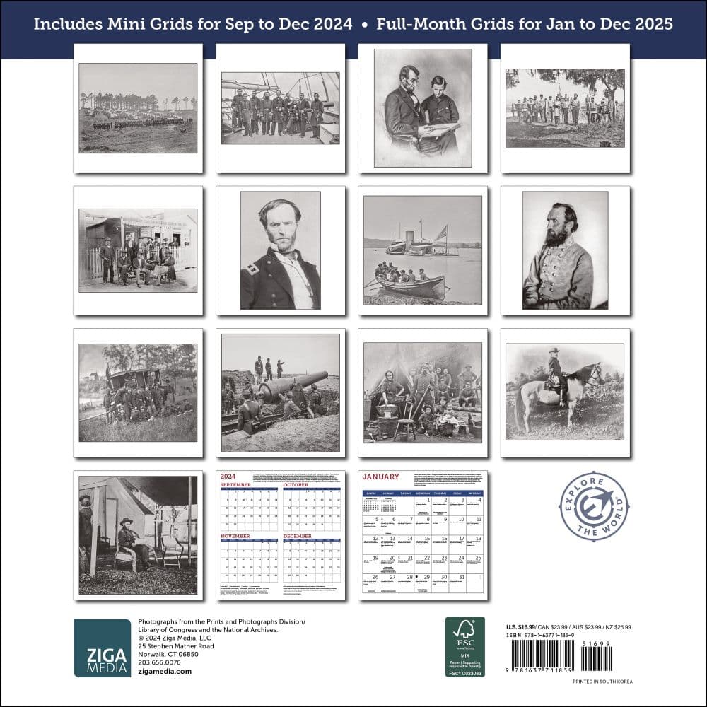 Civil War Chronology 2025 Wall Calendar First Alternate Image width=&quot;1000&quot; height=&quot;1000&quot;