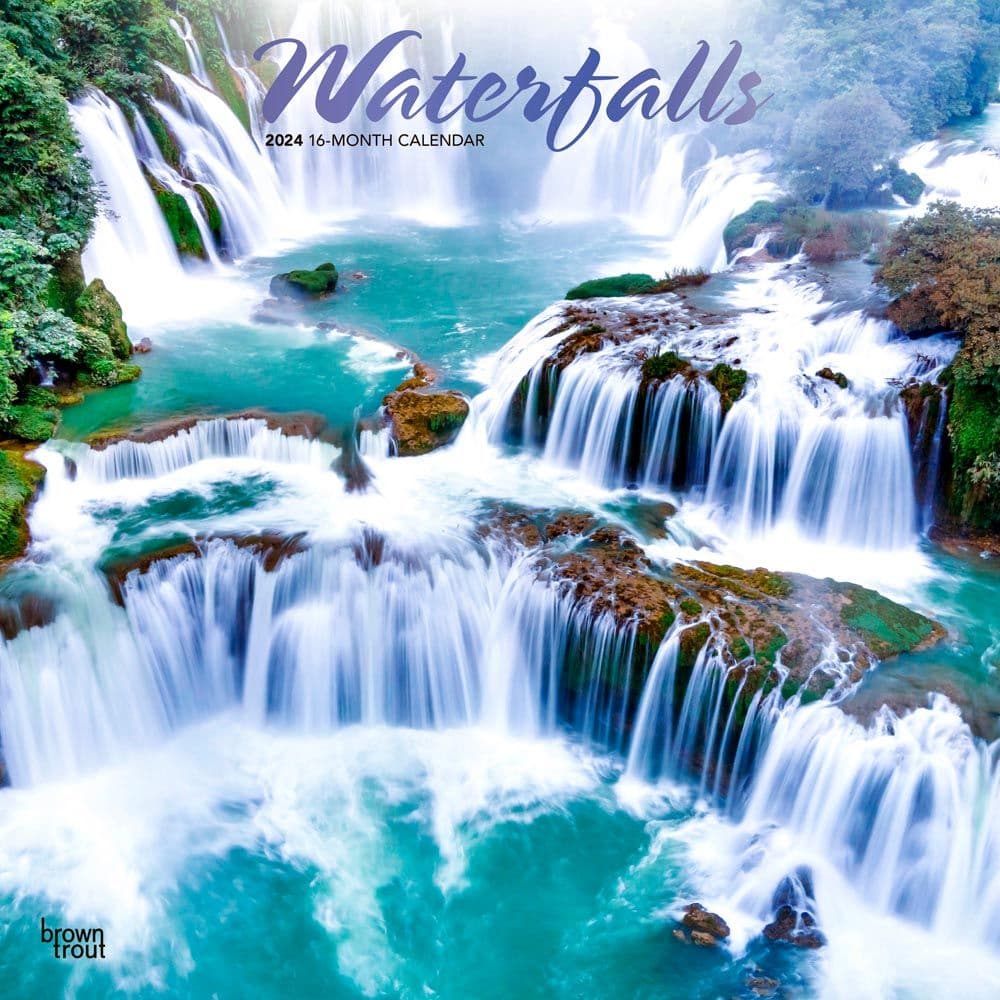 Waterfalls 2024 Wall Calendar