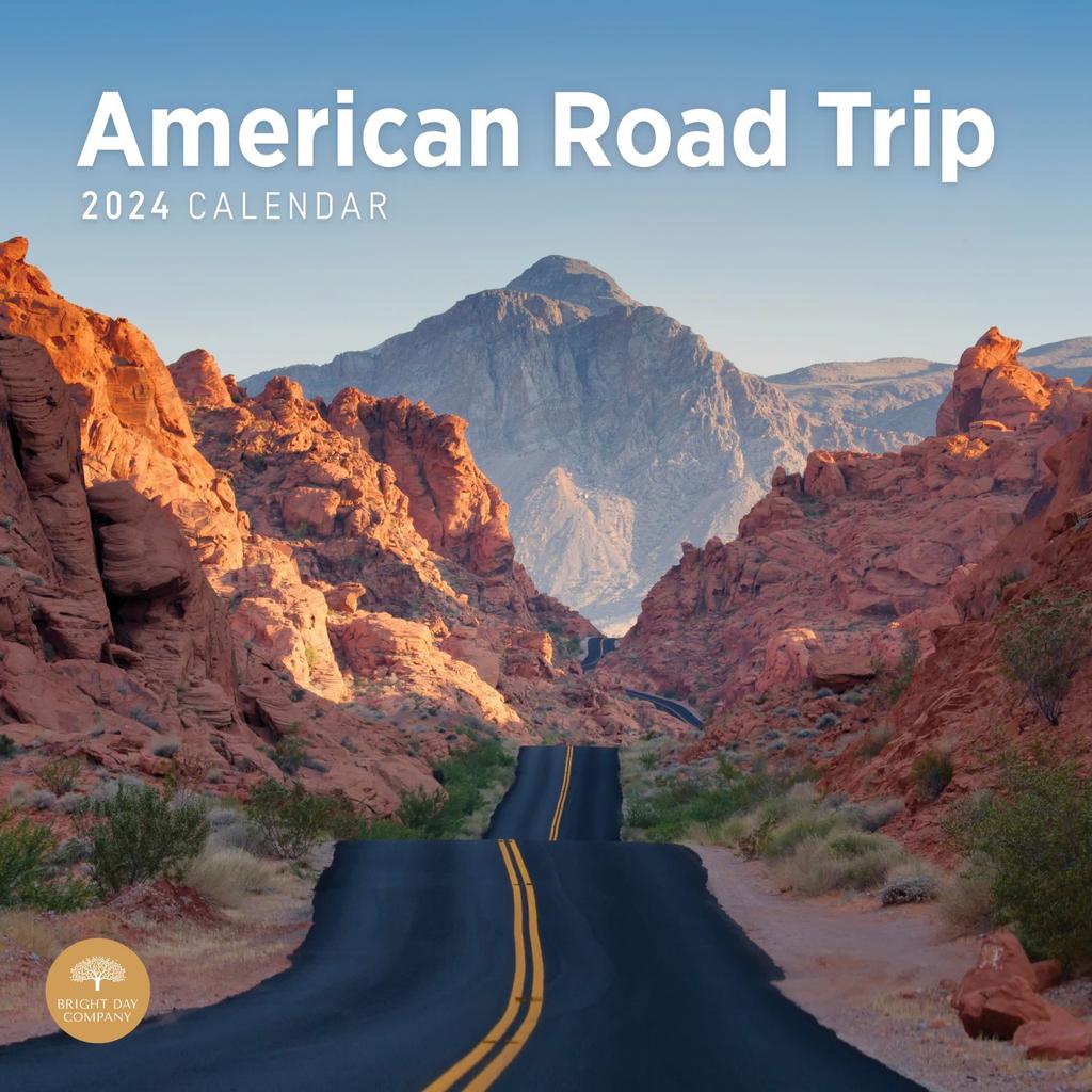 American Road Trip 2024 Wall Calendar Main Product Image width=&quot;1000&quot; height=&quot;1000&quot;