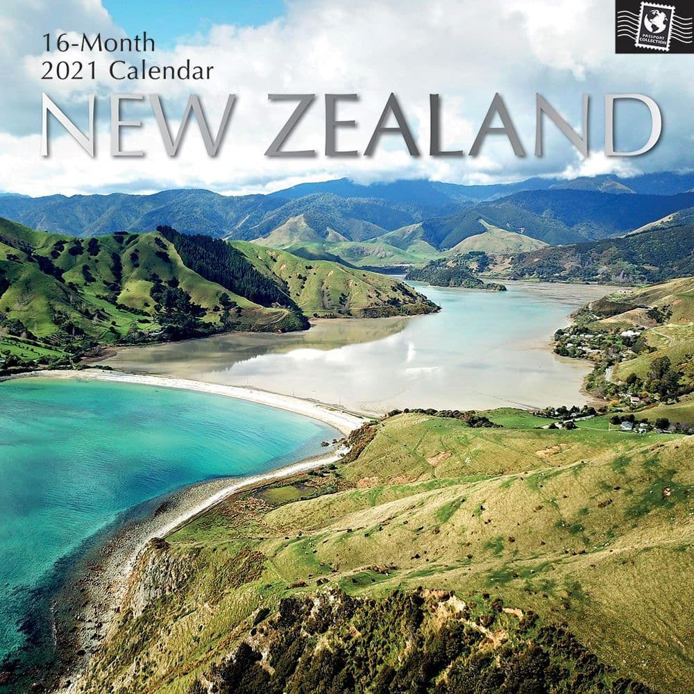 New Zealand Wall Calendar