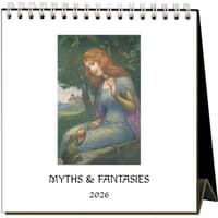 image Myths &amp; Fantasies 2026 Easel Desk Calendar Main Product Image