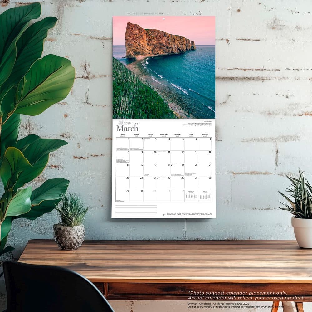 Canadas East Coast 2026 Wall Calendar Fourth Alternate Image