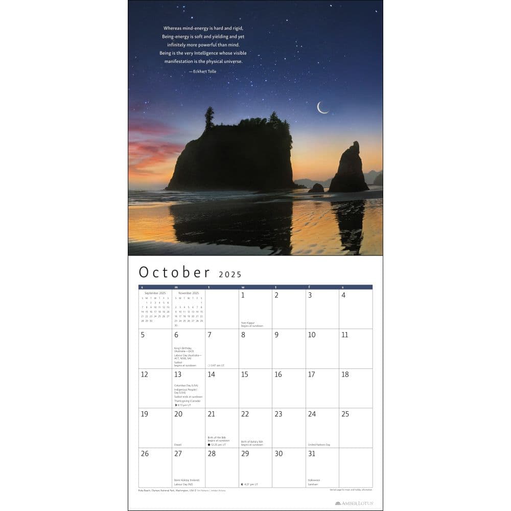 Power of Now 2025 Wall Calendar Third Alternate Image