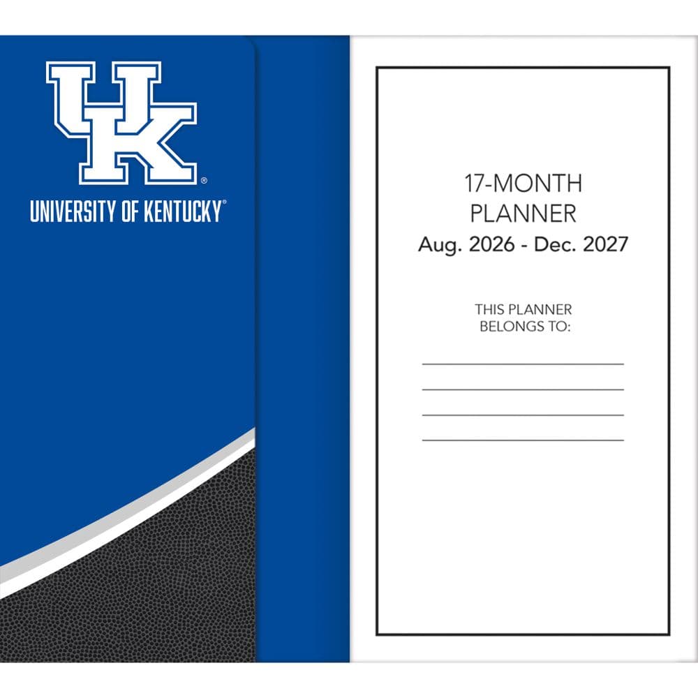 Kentucky Wildcats 2027 17 Month Pocket Planner Fourth  Alternate Image