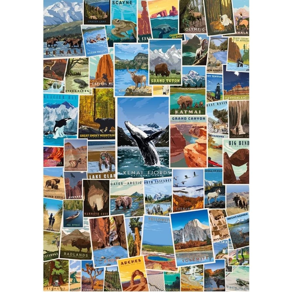 National Parks Puzzle 1000 Piece Puzzle First Alternate Image