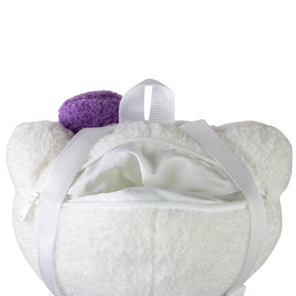HK Chenille Plush Backpack Third Alternate Image