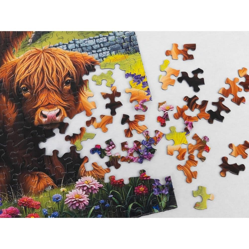 Highland Cows 500 Piece Puzzle Second Alternate Image