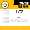 image NFL Pittsburgh Steelers 2025 Desk Calendar Second Alternate Image