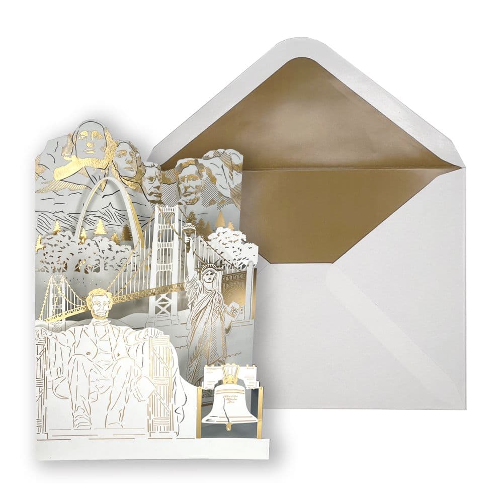 Lasercut American Monuments Card Alt4