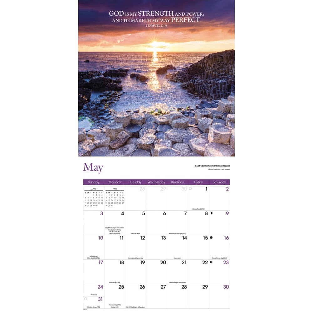 Bible Verses 2026 Wall Calendar Third Alternate Image