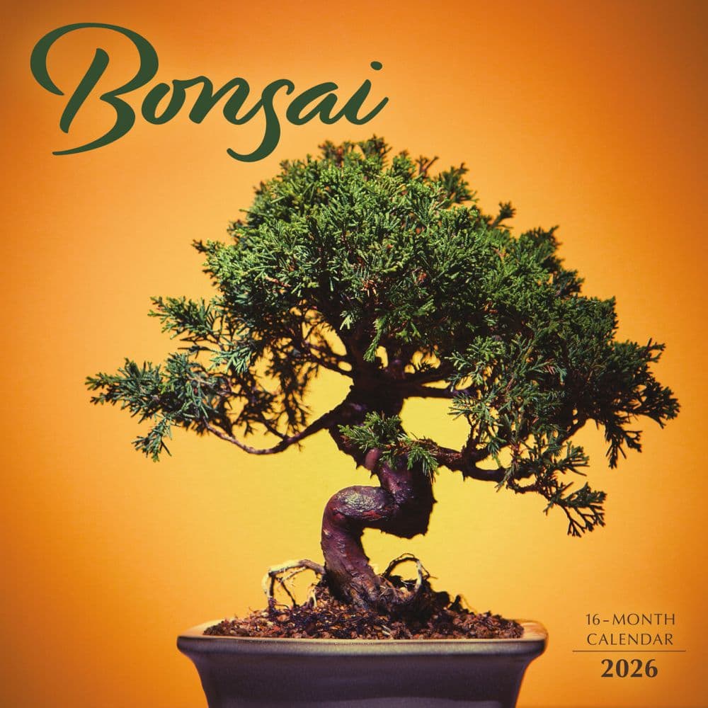Bonsai 2026 Wall Calendar Main Image