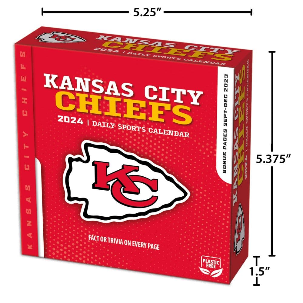 Kansas City Chiefs 2025 Desk Calendar