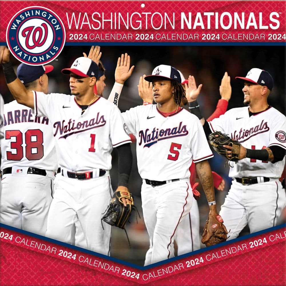 MLB Washington Nationals 2024 Wall Calendar