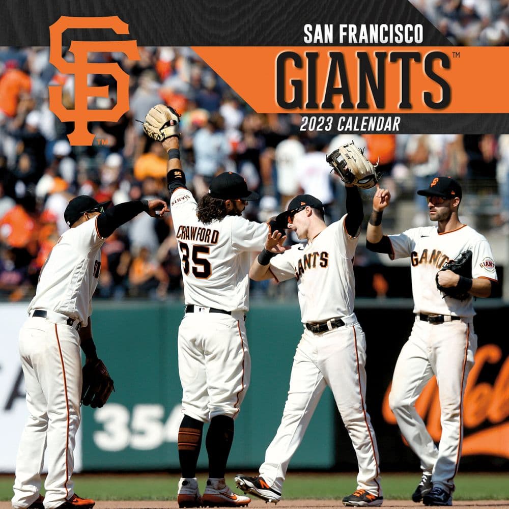 Mlb san francisco giants 2023 wall calendar calendars