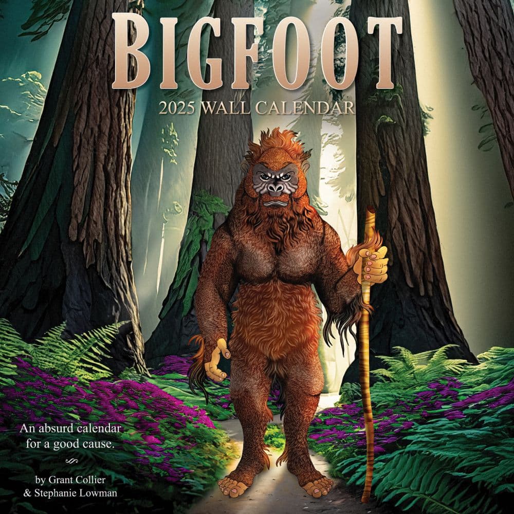 Bigfoot 2025 Wall Calendar  Main Image