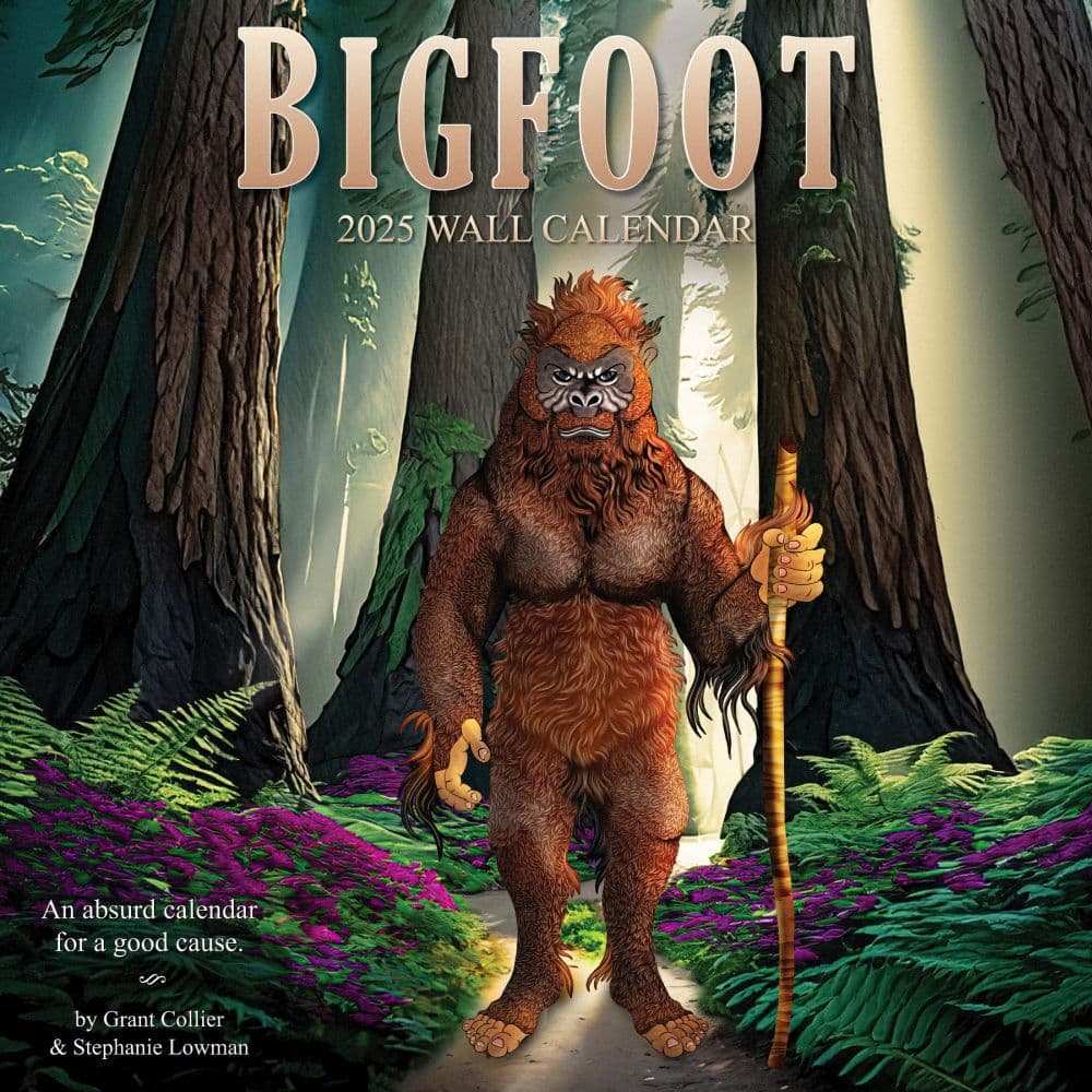 Bigfoot 2025 Wall Calendar  Main Image