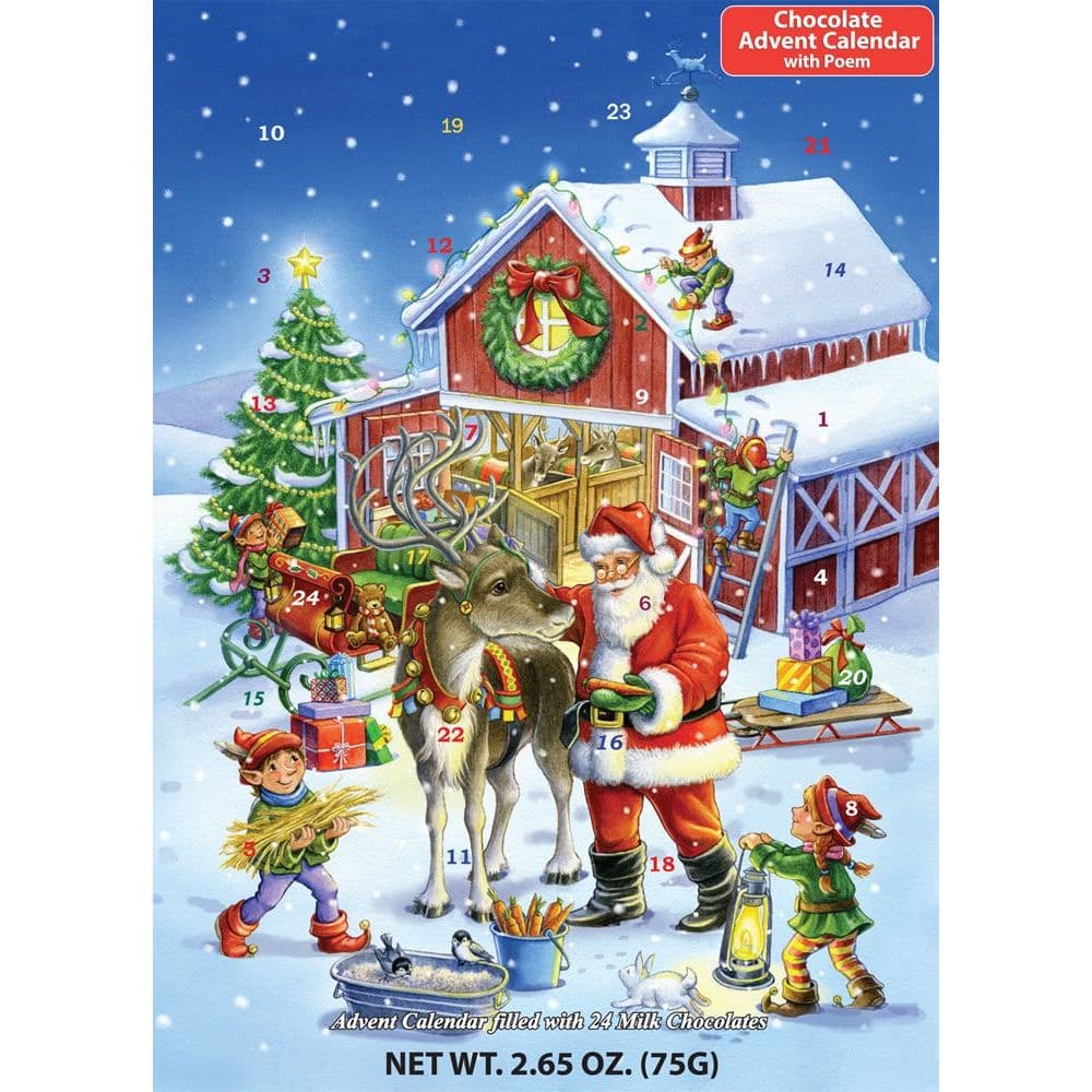 Ready Reindeer Chocolate Advent Calendar Main Image