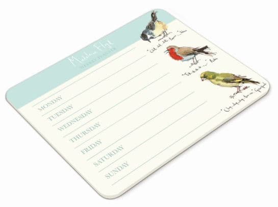 Madeleine Floyd Birdsong Weekly Planner
