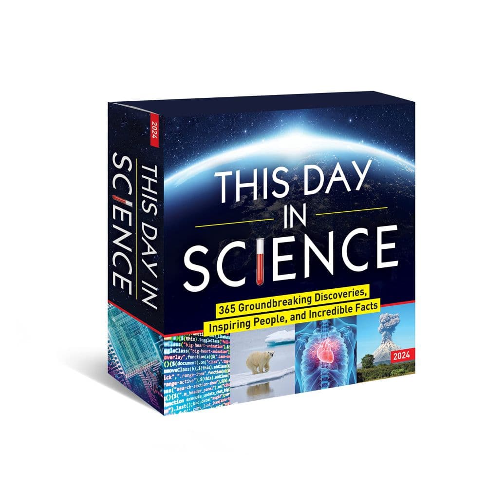 This Day in Science 2024 Desk Calendar Main