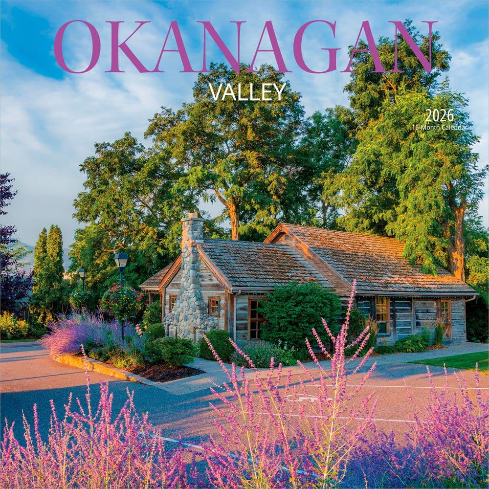 Okanagan Valley 2026 Wall Calendar Main Product Image