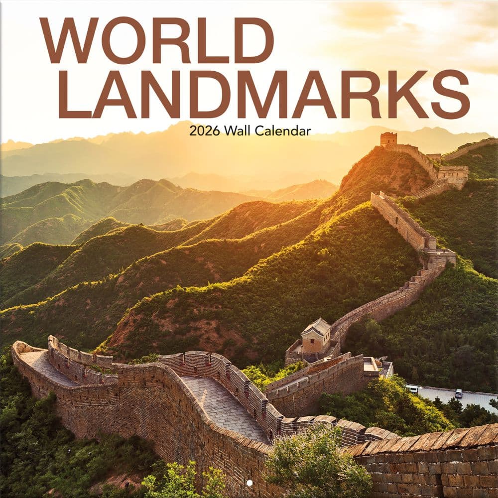 World Wonders Photo 2026 Wall Calendar_Main Image