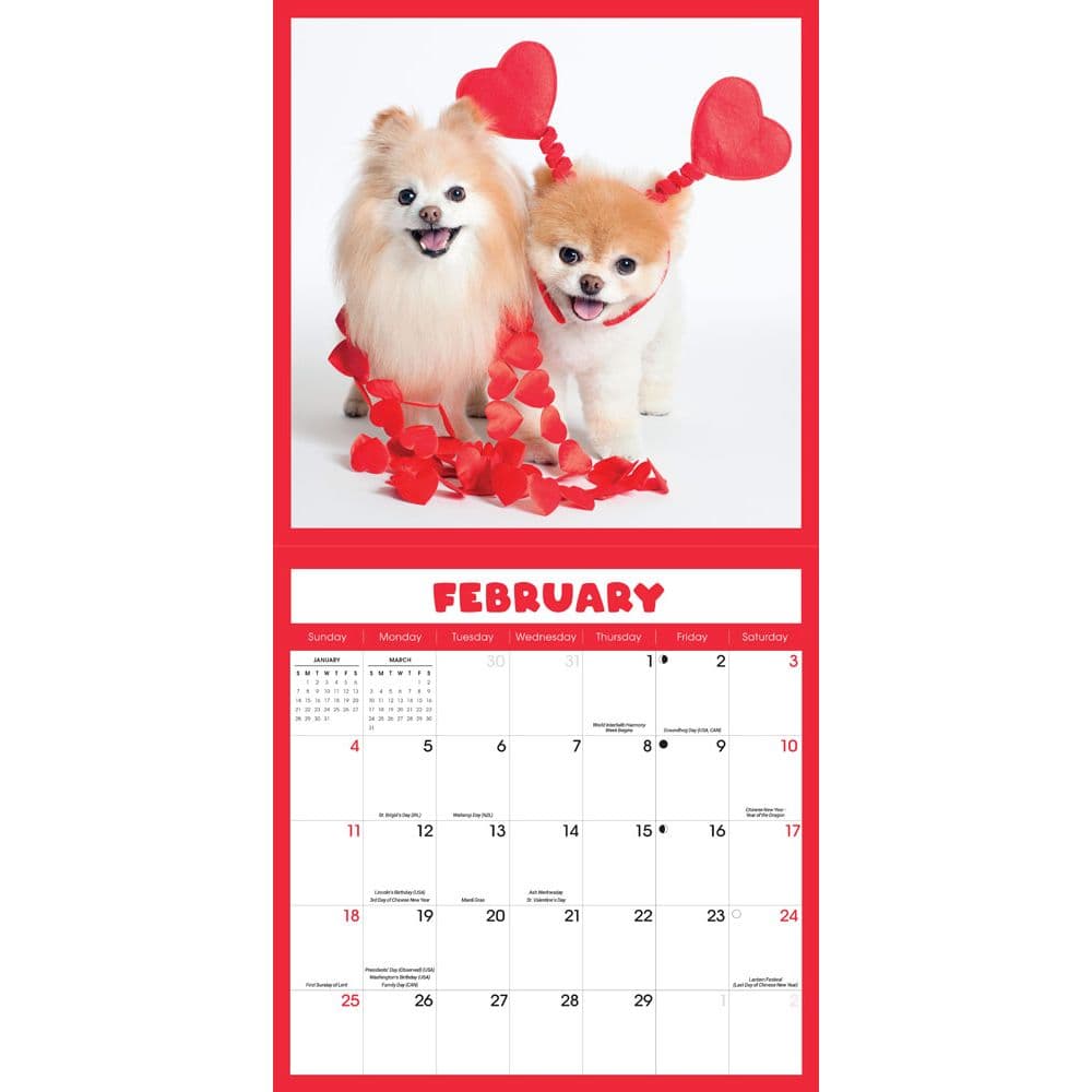 Boo 2025 Wall Calendar