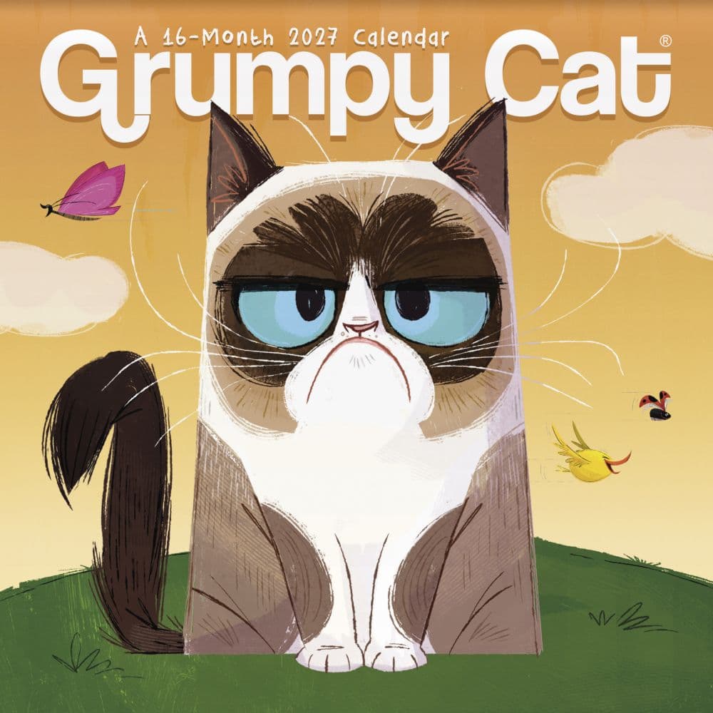 image Grumpy Cat 2027 Mini Wall Calendar Main Product Image