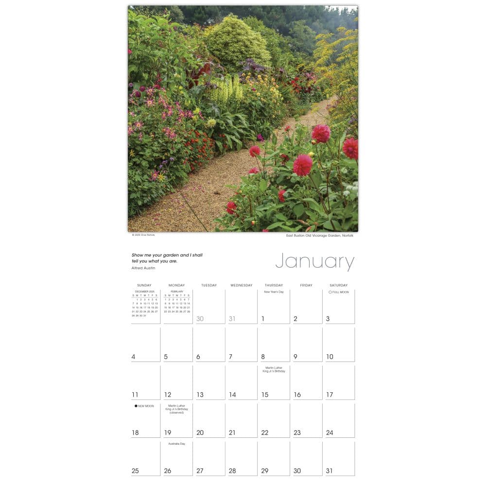 Glorious Garden 2026 Wall Calendar Second Alternate Image