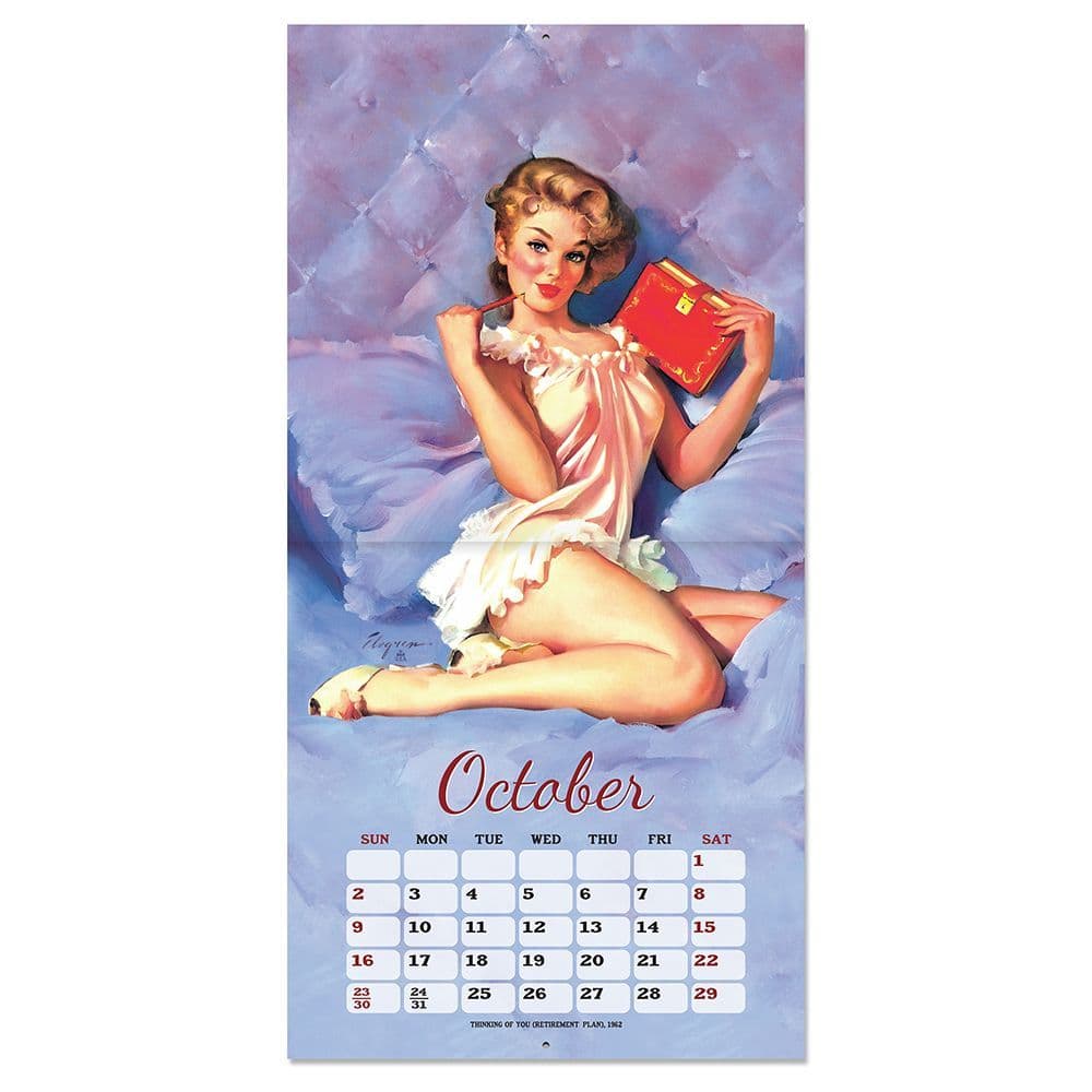Elvgren Pin-Up Girls 2022 Wall Calendar - Calendars.com