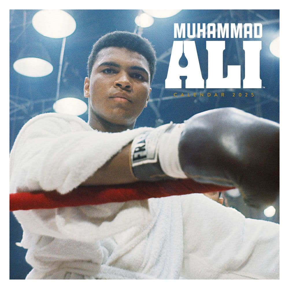Muhammad Ali 2025 Wall Calendar