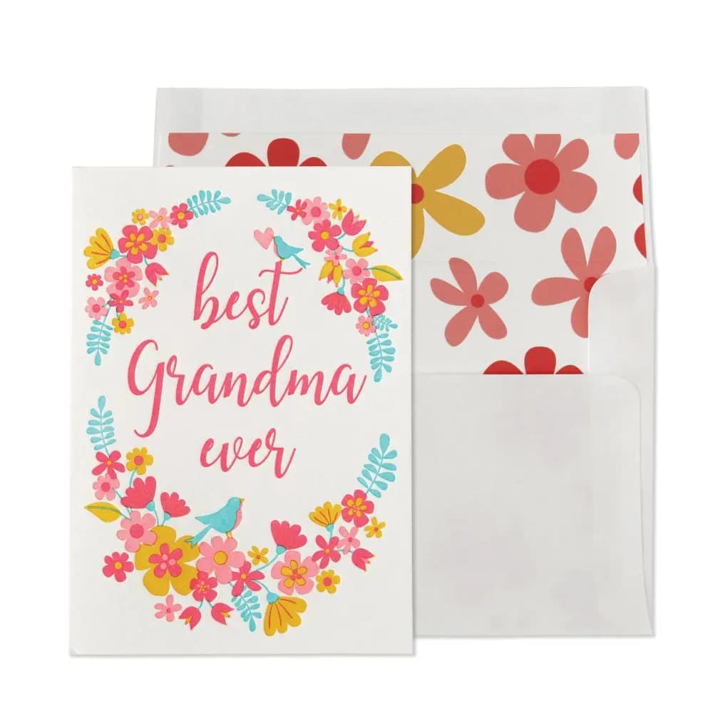 Best Grandma Ever Mother&#39;s Day Card