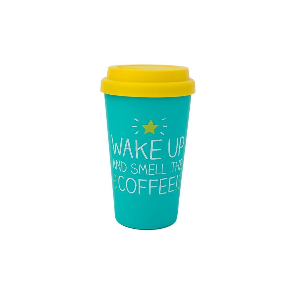 Wake Up... Plastic Travel Mug Main Image