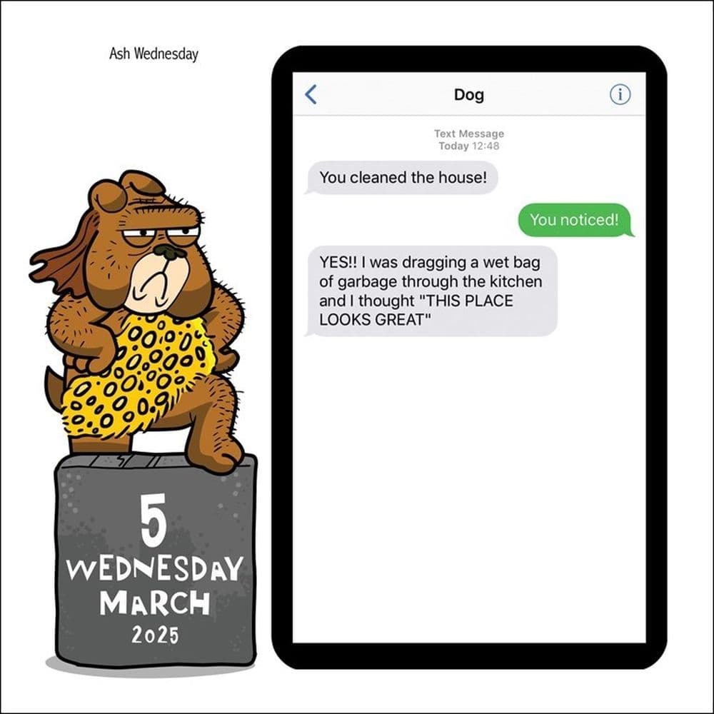 Texts from Dog 2025 Desk Calendar Second Alternate Image width=&quot;1000&quot; height=&quot;1000&quot;