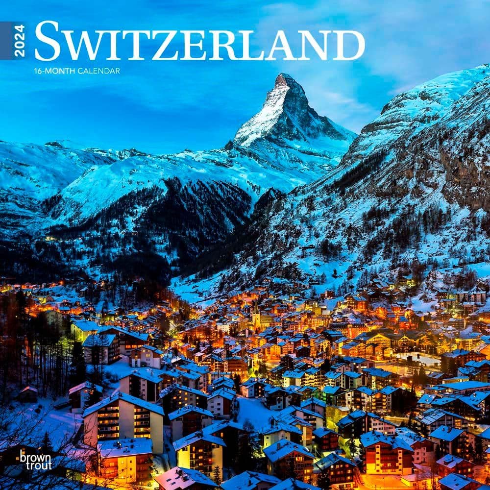 Switzerland 2025 Wall Calendar