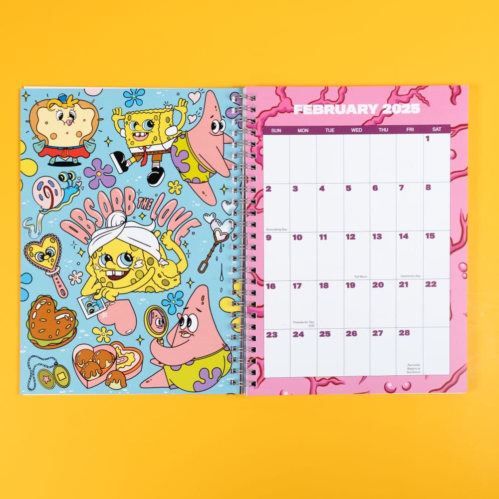 Spongebob Squarepants 2025 Planner Seventh  Alternate Image