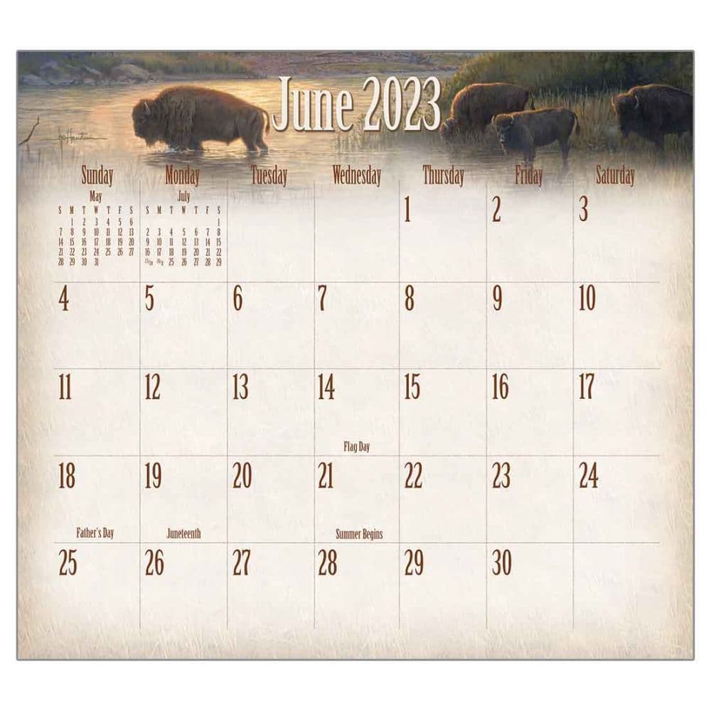 Hunter Fall 2023 Calendar Wildlife Magnetic 2023 Desk Pad - Calendars.com