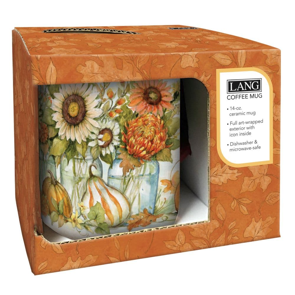 Autumn Sunflower Coffee Mug Fourth Alternate Image