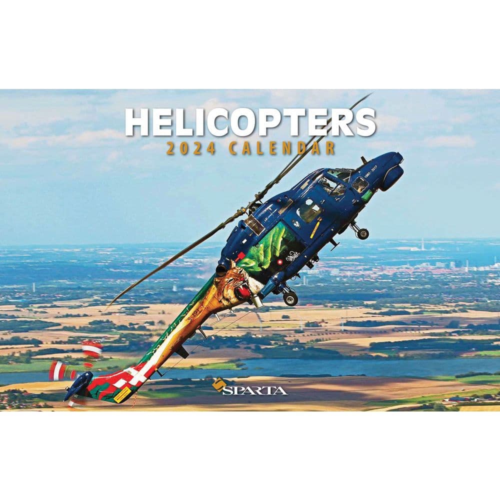Helicopters Deluxe 2024 Wall Calendar
