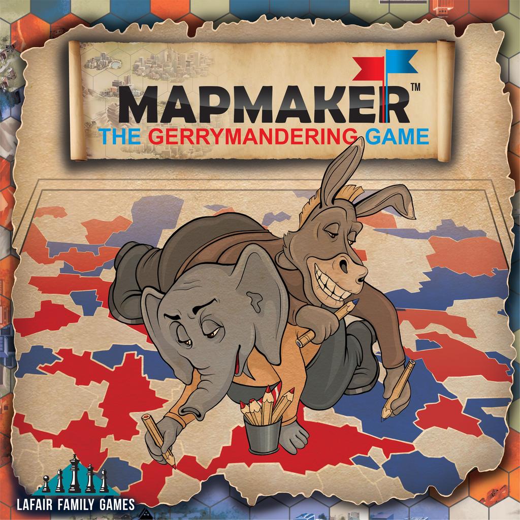 Mapmaker: The Gerrymandering Game Front of Box