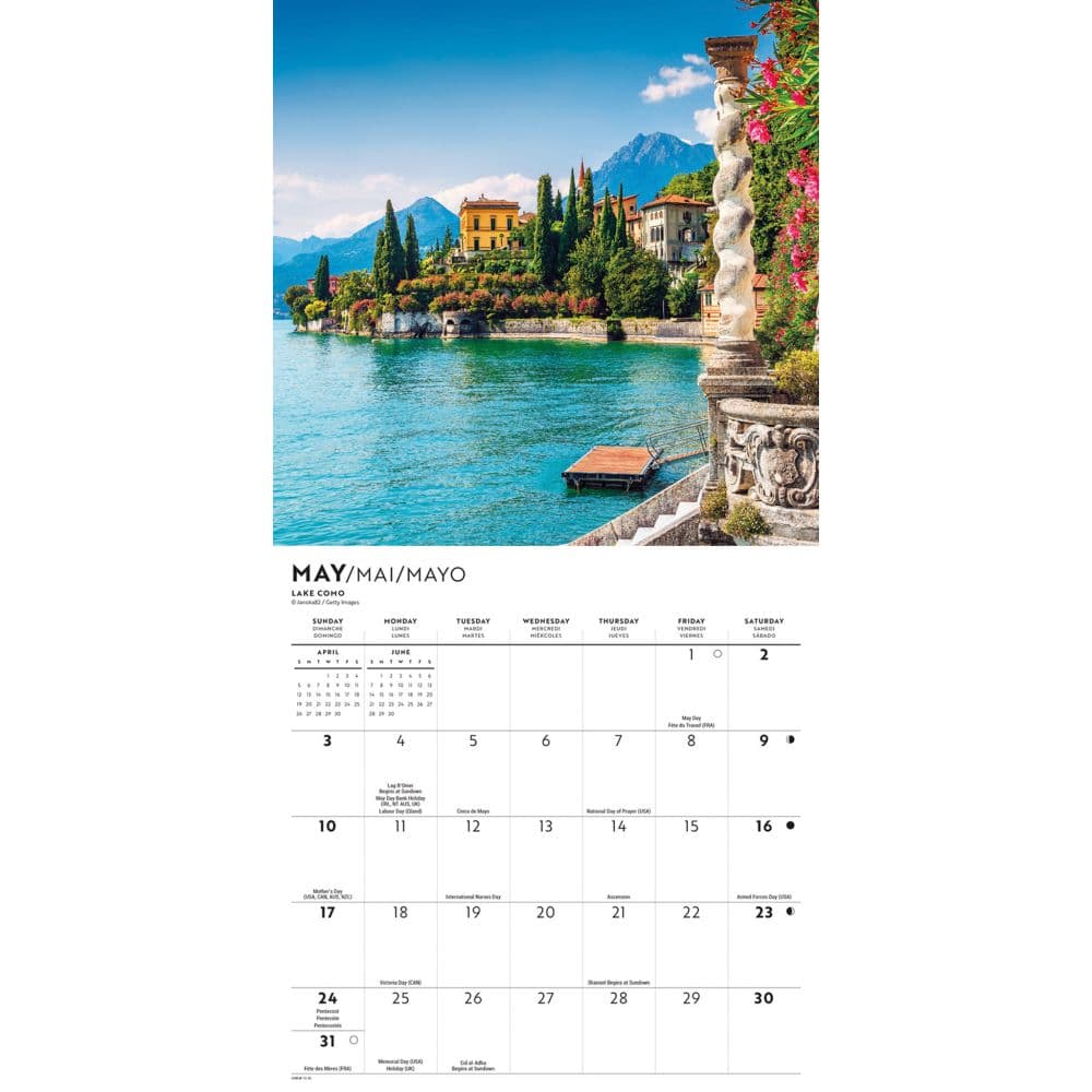 Italy 2026 Mini Wall Calendar Third Alternate Image