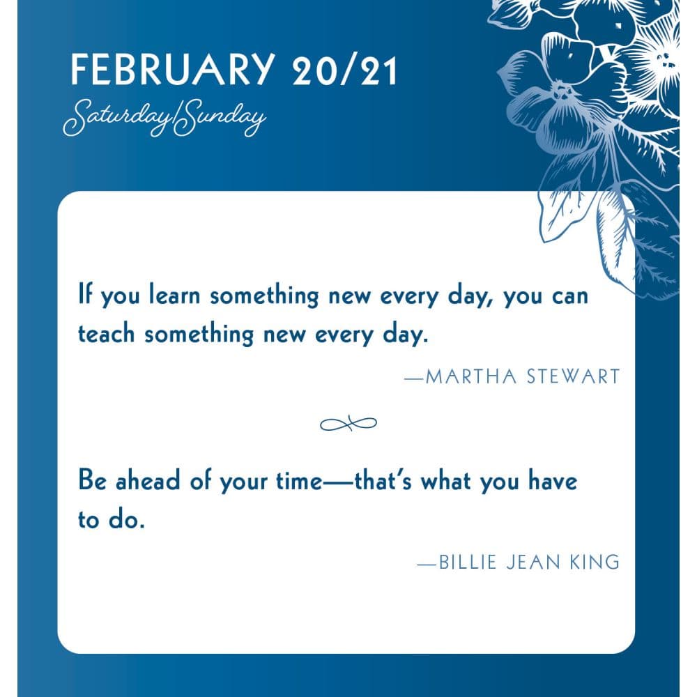 Great Quotes From Great Women 2027 Desk Calendar Second Alternate Image