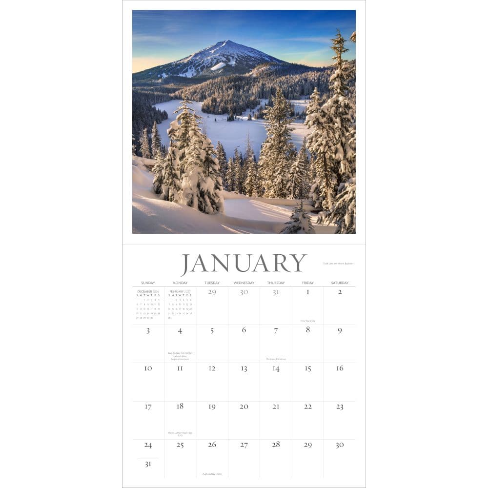 Oregon My Oregon 2027 Wall Calendar Second Alternate Image
