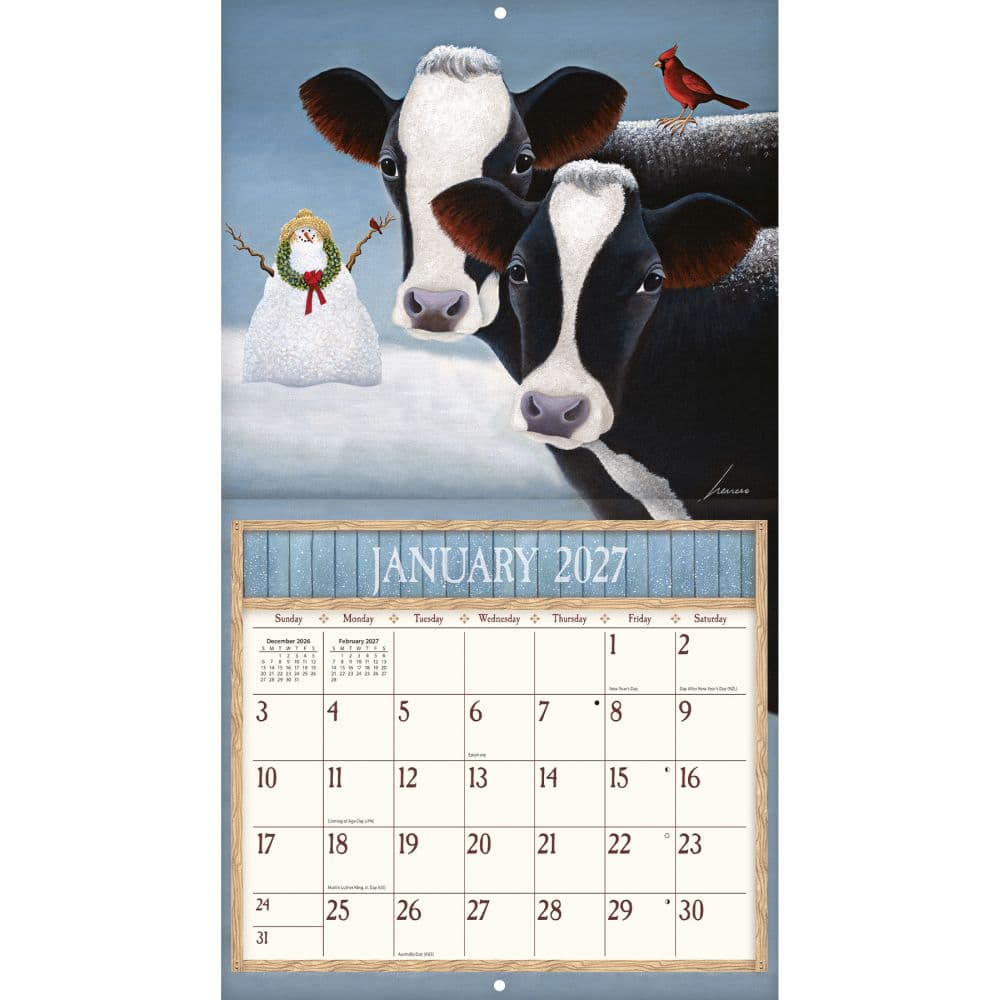 Cows Cows Cows 2027 Wall Calendar by Lowell Herrero Second Alternate Image