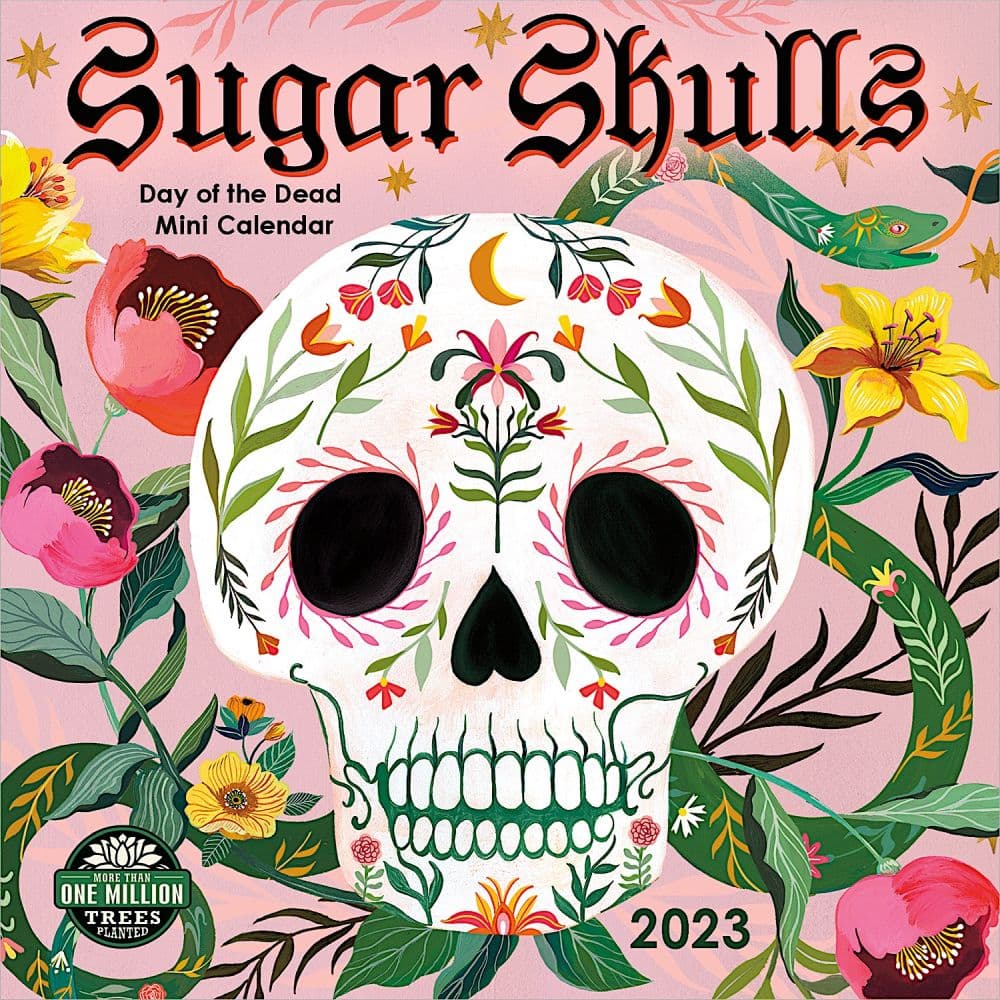 Sugar Skulls 2023 Mini Calendar - Calendars.com