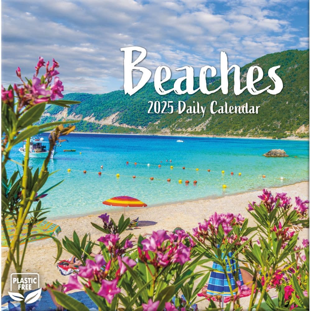 Beaches 2025 Desk Calendar