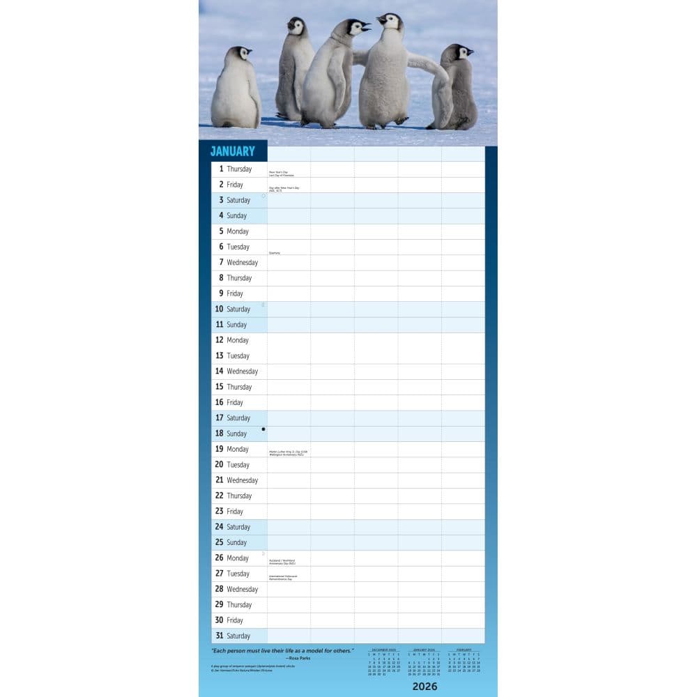 Busy Family 2026 Wall Calendar Fourth Alternate Image